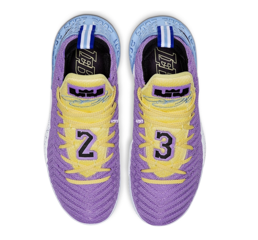 Nike LeBron 16 “Lakers” 货号：CK4765-500 | 球鞋之家0594sneaker.com