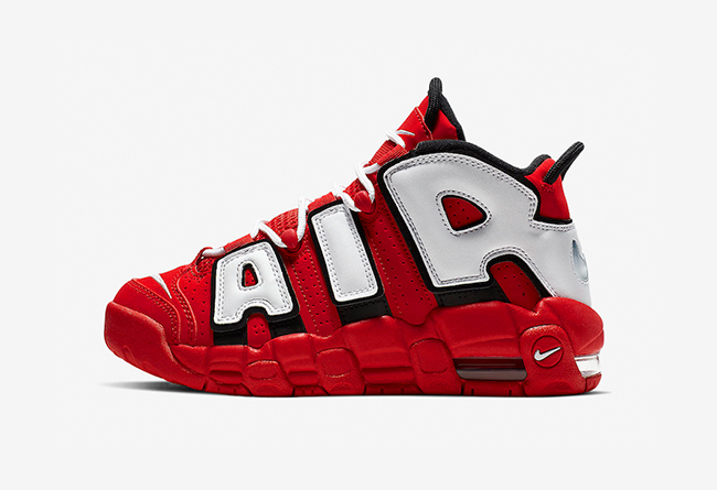 Nike Air More Uptempo GS 货号：CD9402-600