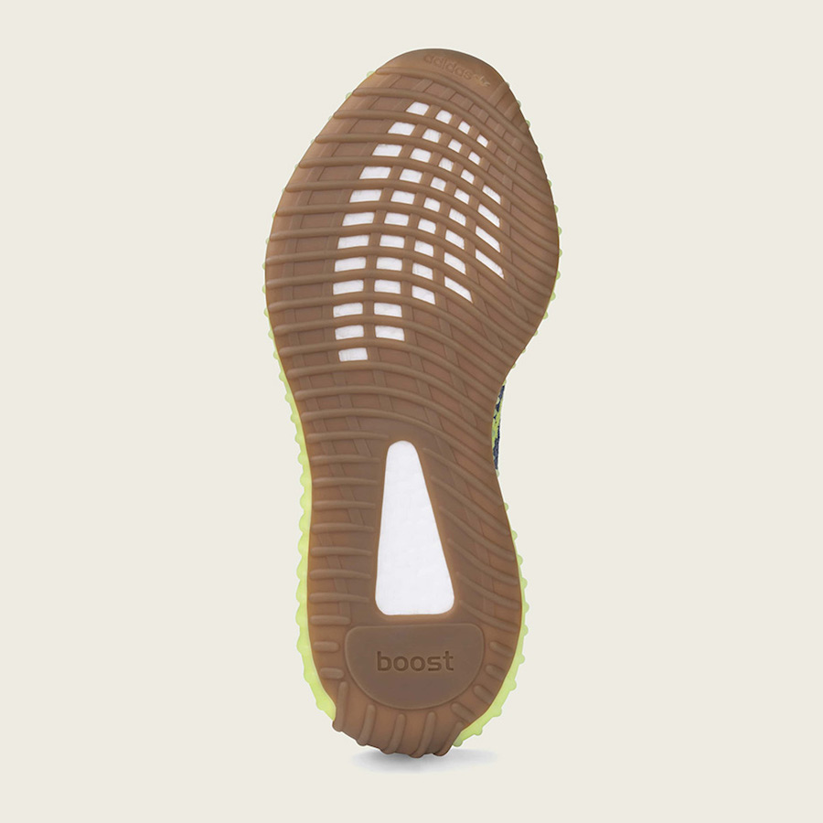 Adidas Yeezy 350 V2 “Semi Frozen Yellow” 黄斑马，货号：B37572 | 球鞋之家0594sneaker.com