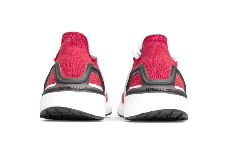 Adidas Ultra Boost 19 白红撞色UB，货号：EF1341